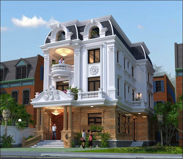 Kiến trúc biệt thự Tân cổ điển - Xu hướng thiết kế 2022