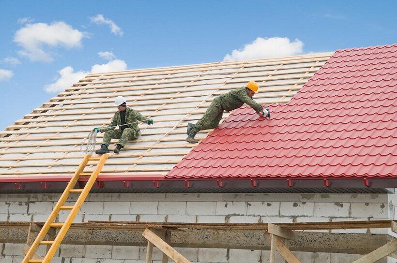 Quy tắc thả đòn tay xà gồ mái tôn mái ngói phong thủy