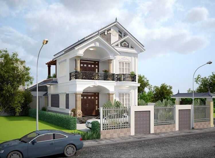 Mẫu thiết kế nhà 2 tầng đẹp năm 2023