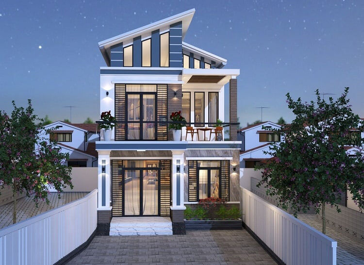 Mẫu thiết kế nhà 2 tầng đẹp năm 2023