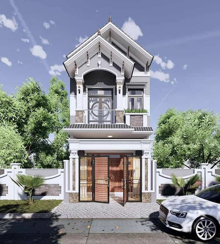 Mẫu thiết kế nhà 2 tầng đẹp năm 2023