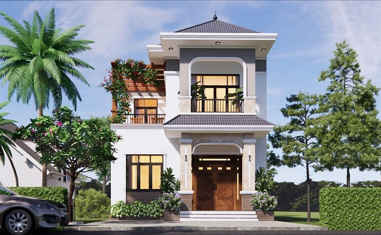 Mẫu thiết kế nhà 2 tầng đẹp năm 2023