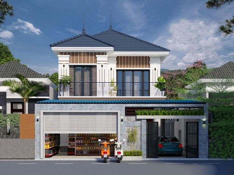 Mẫu thiết kế nhà 2 tầng đẹp năm 2023