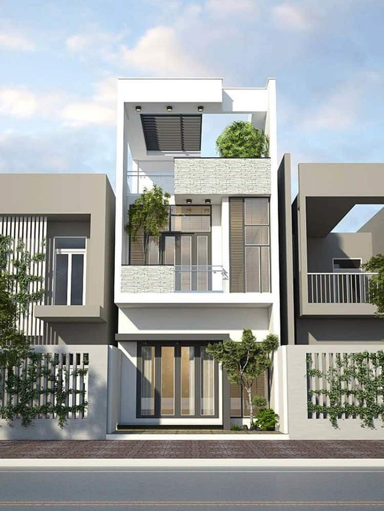 Mẫu thiết kế nhà 2 tầng đẹp