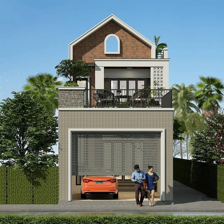Mẫu thiết kế nhà 2 tầng đẹp năm 2023