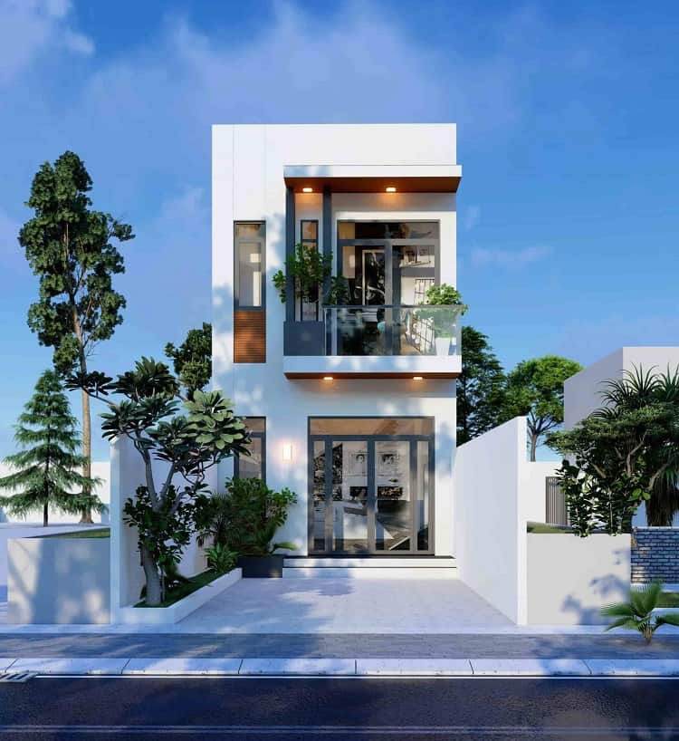 Mẫu thiết kế nhà 2 tầng đẹp năm 2023