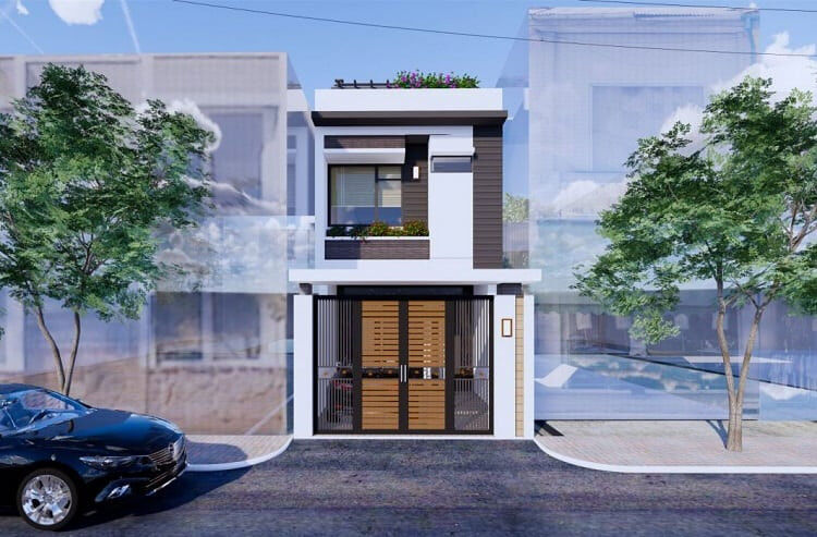 Mẫu thiết kế nhà 2 tầng đẹp năm 2023