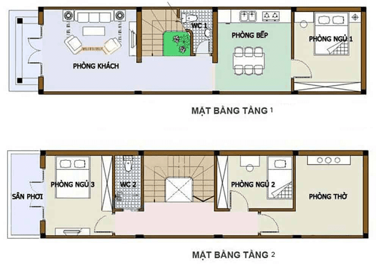Mẫu thiết kế nhà 2 tầng đẹp năm 2023