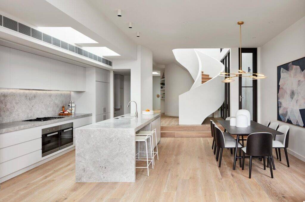 Thiết kế nội thất nhà phố phong cách hiện đại