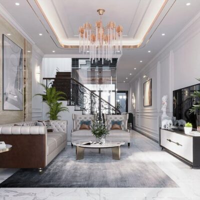 Phong Cách Thiết Kế Nội Thất Nhà Phố Tân Cổ Điển